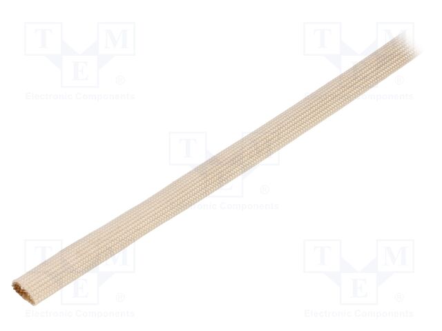 Insulating tube; fiberglass; natural; -70÷200°C; Øint: 5.82mm