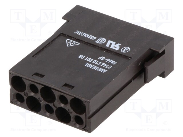 Connector: HDC; module; female; C146,heavy|mate M; PIN: 10; 400V