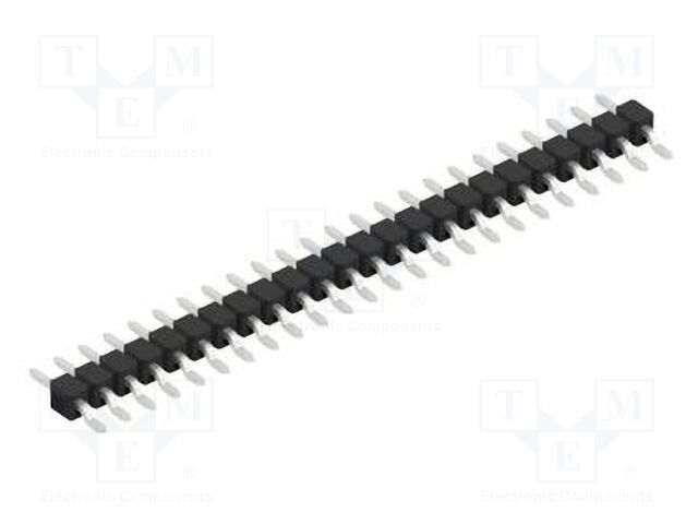 Connector: pin strips; pin header; male; PIN: 24; 2.54mm; SMT; 1x24