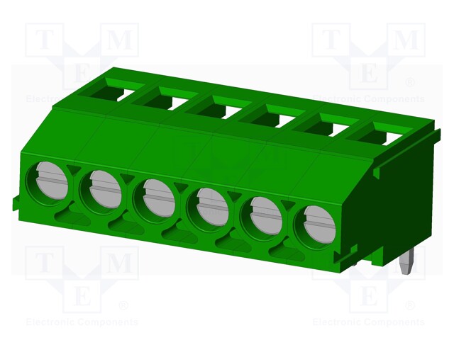 Connector: PCB terminal block; terminal; Plating: tinned; on PCBs