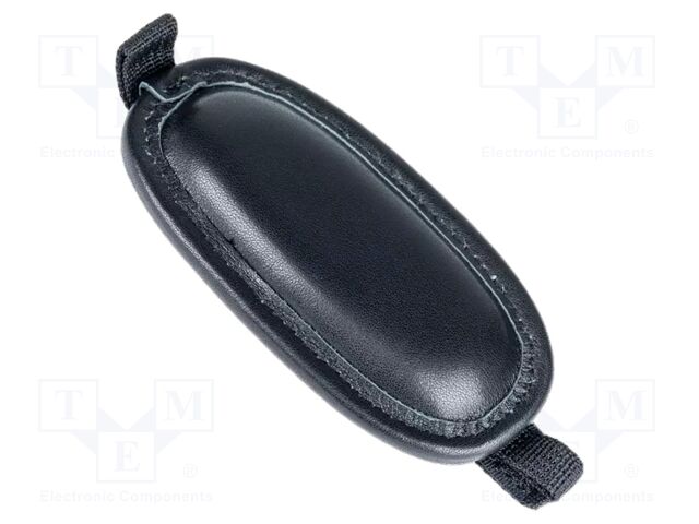 Strap; black; leather,fabric