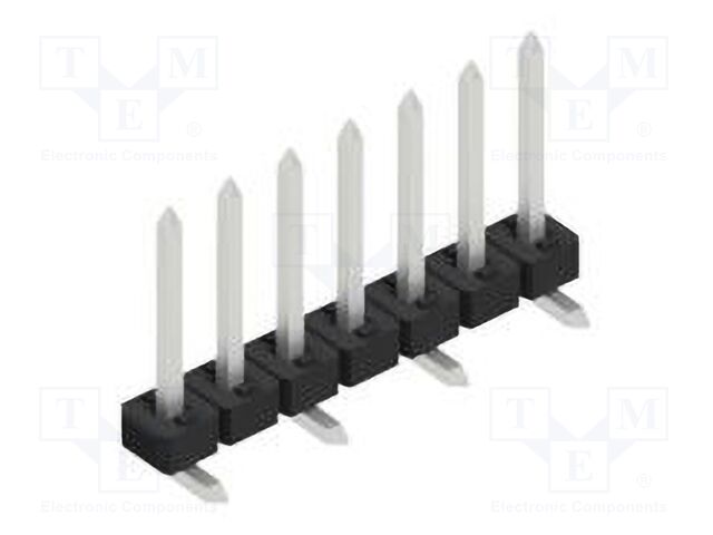 Connector: pin strips; pin header; male; PIN: 7; 2mm; SMT; 1x7; 100V