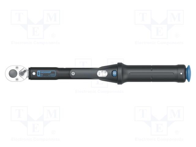 Wrench; torque,with ratchet; 285mm; Kind of socket: square; 1/4"