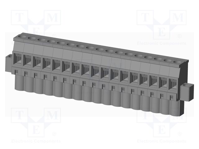 Connector: pluggable terminal block; plug; female; angled 90°