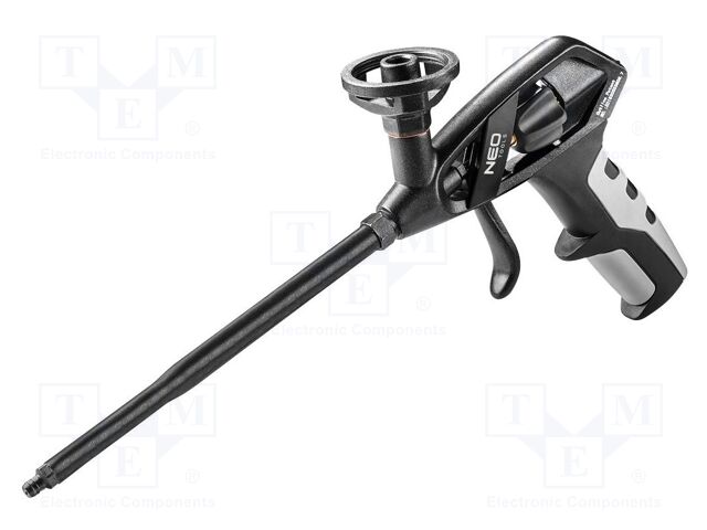 Foam mounting gun; aluminium; Features: adjustable pressure