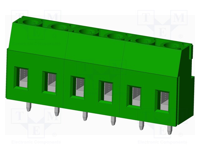 Connector: PCB terminal block; terminal; Plating: tinned; on PCBs