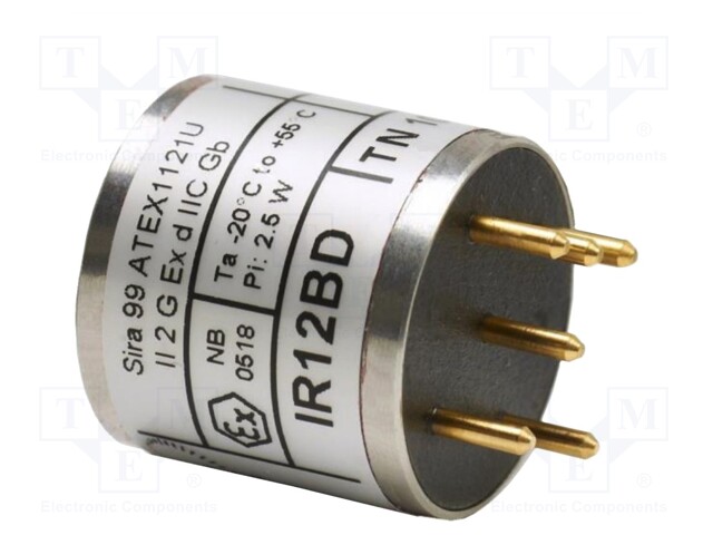 Sensor: gas; CO2; Range: 0÷5%