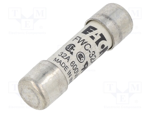 Fuse: fuse; aR; 32A; 600VAC; ceramic,cylindrical,industrial
