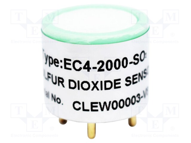 Sensor: gas; SO2; Range: 0÷2000ppm