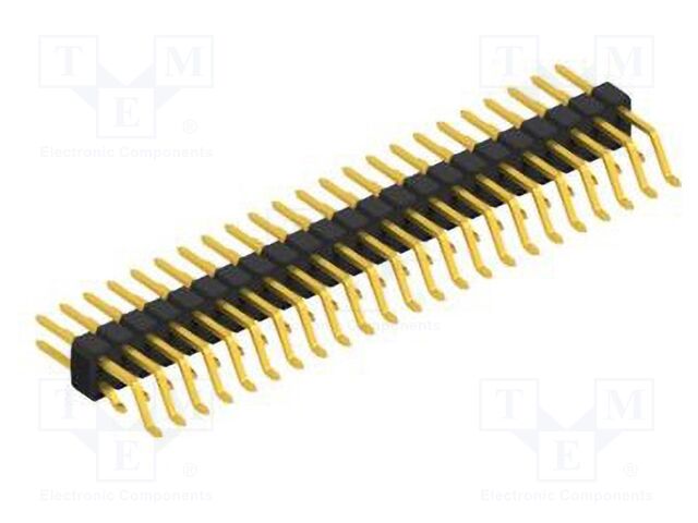 Connector: pin strips; pin header; male; PIN: 46; 2.54mm; SMT; 2x23