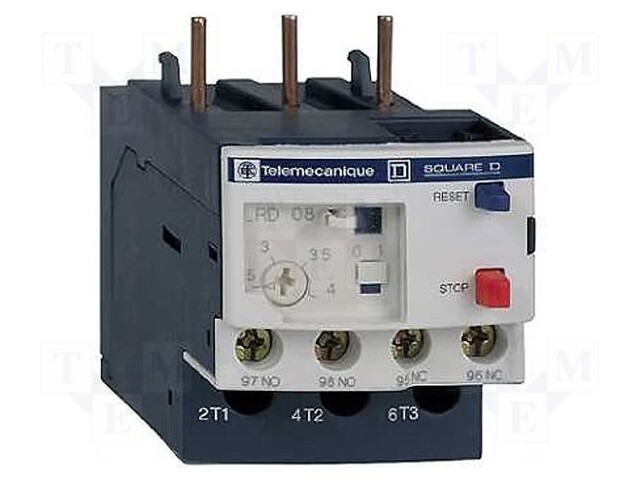 Thermal relay; Series: TeSys D; Leads: screw terminals; 5.5÷8A