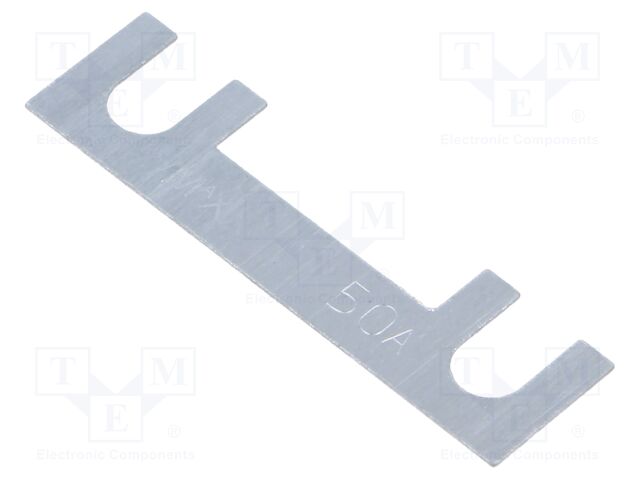 Fuse: fuse; 50A; 32VDC; automotive,strip fuse; M5 screw; 41x11mm