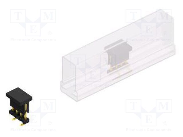 Connector: pin strips; pin header; male; PIN: 4; 2mm; SMT; 1x4; 100V