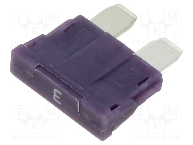 Fuse: fuse; 3A; 80VDC; automotive; 19mm