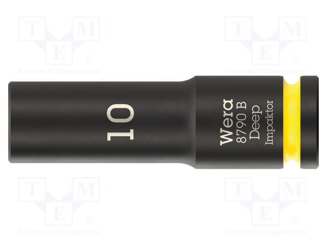 Socket; 6-angles,socket spanner,impact; HEX 10mm; 3/8"; IMPAKTOR