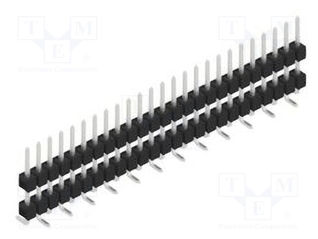 Connector: pin strips; pin header; male; PIN: 25; 2.54mm; SMT; 1x25