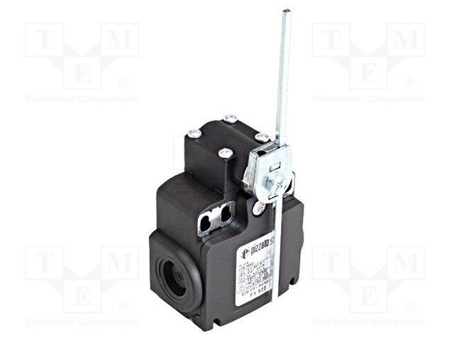 Limit switch; adjustable plunger, length R 19-116mm; NO + NC