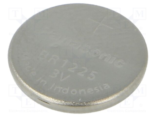 Battery: Li-CFn; coin; 3V; 48mAh; non-rechargeable; Ø12.5x2.5mm