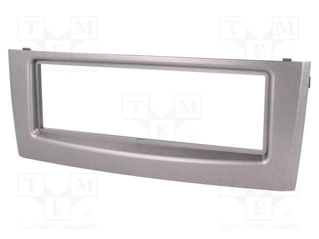 Radio mounting frame; Fiat; 1 DIN; metallic anthracite