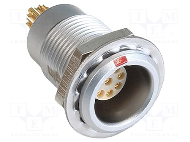 Circular Connector, 6-pin Socket, 2.5A Rating, IP50 Protecti