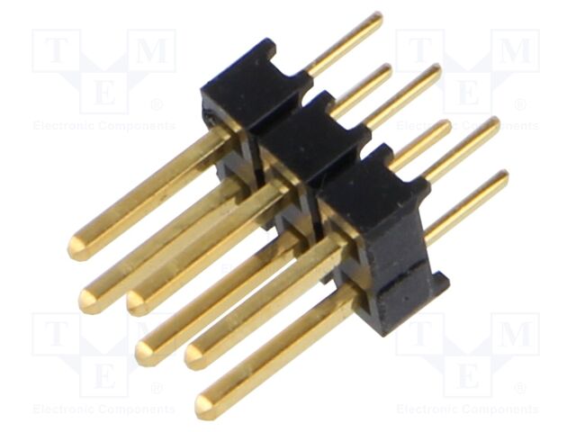 Connector: pin strips; pin header; male; PIN: 6; straight; 2.54mm