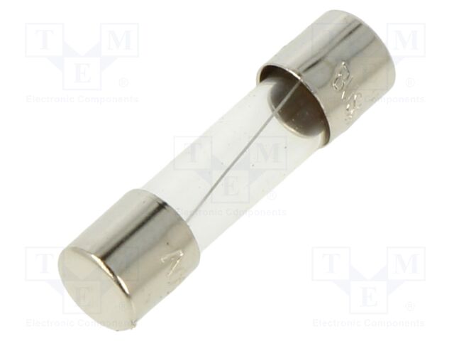 Fuse: fuse; medium time-lag; 3A; 125VAC; cylindrical,glass; 5x20mm