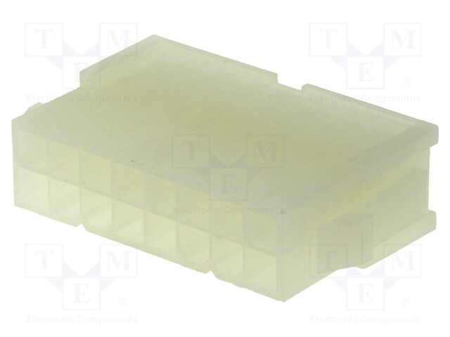 Plug; wire-wire; male; N42G; 4.2mm; PIN: 16; 600V; Locking: latch