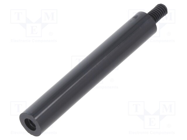 Screwed spacer sleeve; cylindrical; polyamide; M4; M4; 50mm