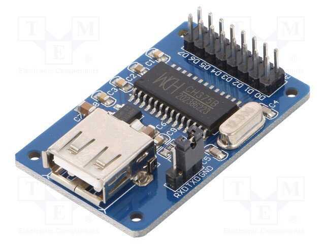 Module: communication; interface; CH375B; USB