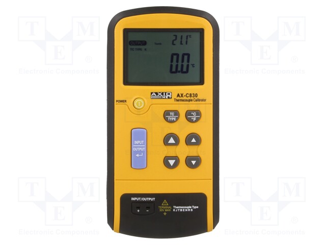 Calibrator; thermocouple; VDC: -10m÷75mV; Unit: °C,°F