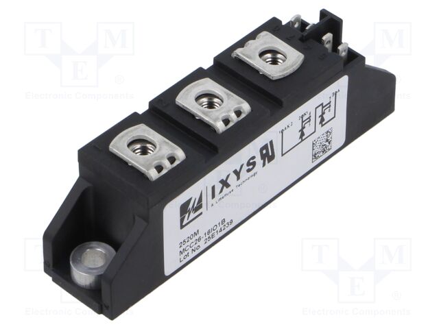 Module: thyristor; double series; 1.6kV; 27A; TO240AA; Ufmax: 1.27V