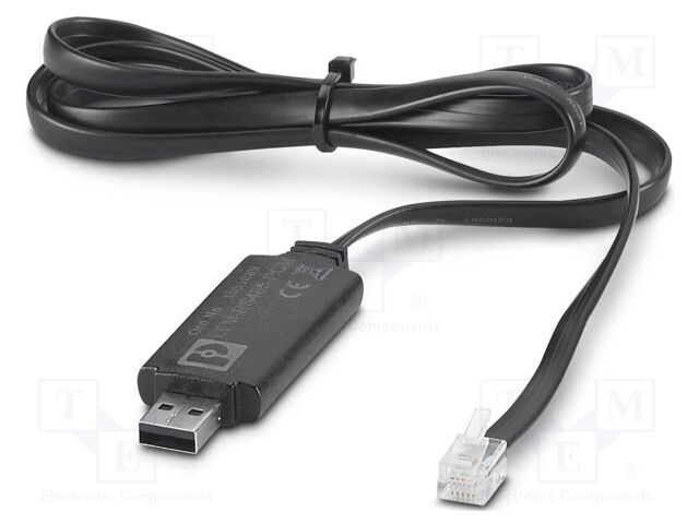 Connection cable; 1.08m; RJ12 plug,USB A plug
