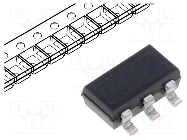 Driver; linear dimming; LED controller; 20÷65mA; Channels: 1; SC74