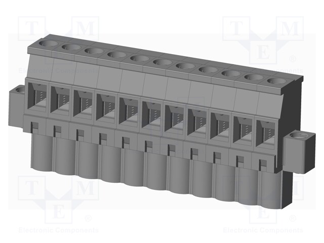 Connector: pluggable terminal block; plug; female; angled 90°