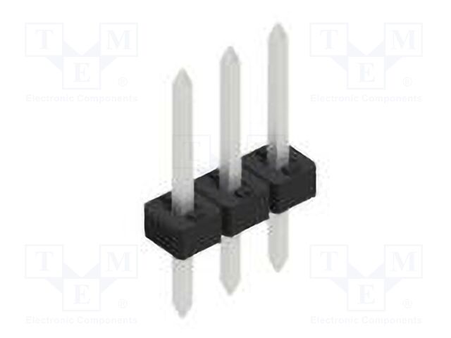 Connector: pin strips; pin header; male; PIN: 3; 2mm; THT; 1x3; 100V