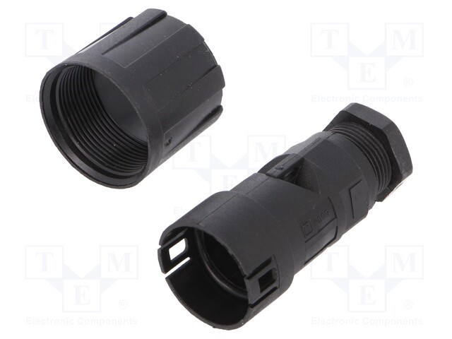 Internal thread; Mini Buccaneer; for cable; 5÷7mm; straight