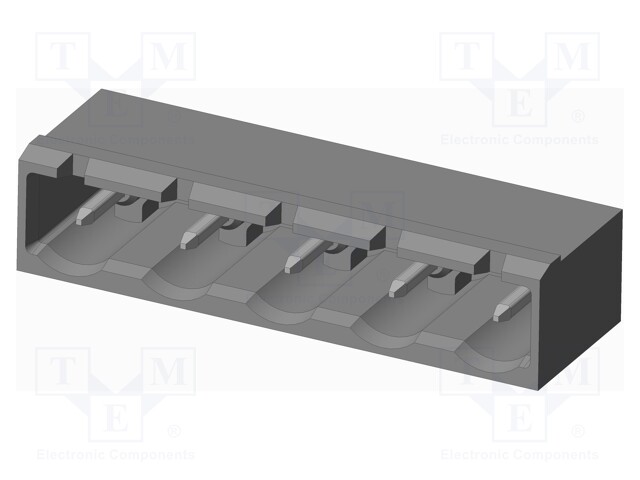 Connector: pluggable terminal block; socket; male; on PCBs