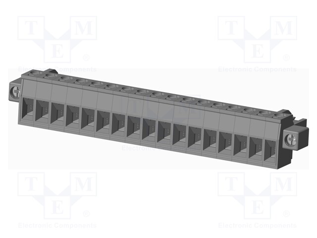 Connector: pluggable terminal block; plug; female; straight; grey