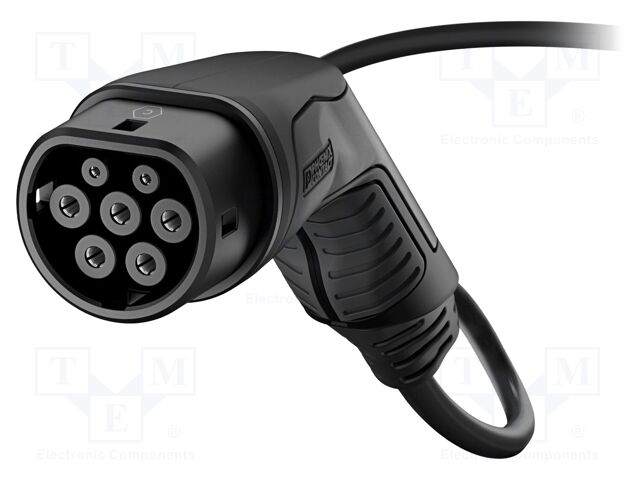 EMobility: cable; 1x0.5mm2,5x6mm2; 400VAC; 26.6kW; IP44; 6.1m; 32A