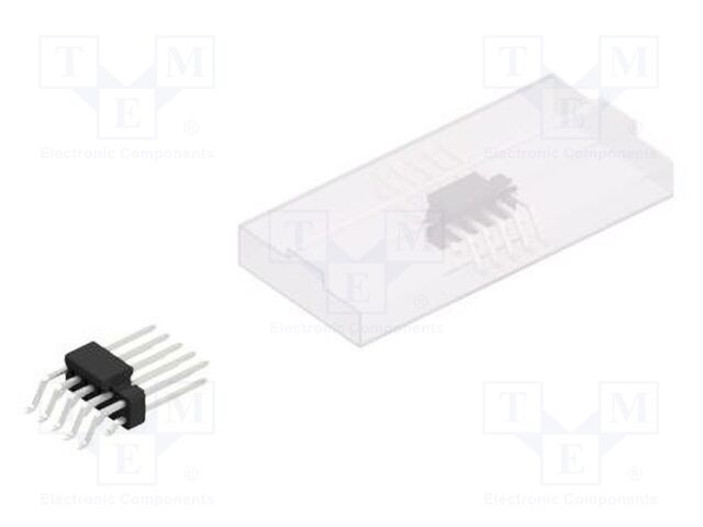 Connector: pin strips; pin header; male; PIN: 10; 2.54mm; SMT; 2x5