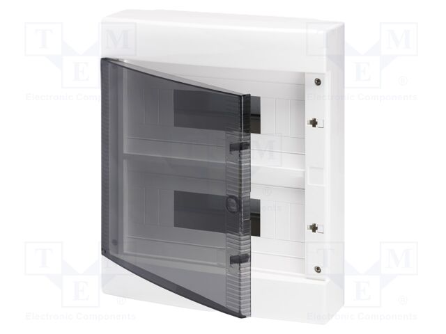 Enclosure: for modular components; IP40; wall mount; white; 40 CD