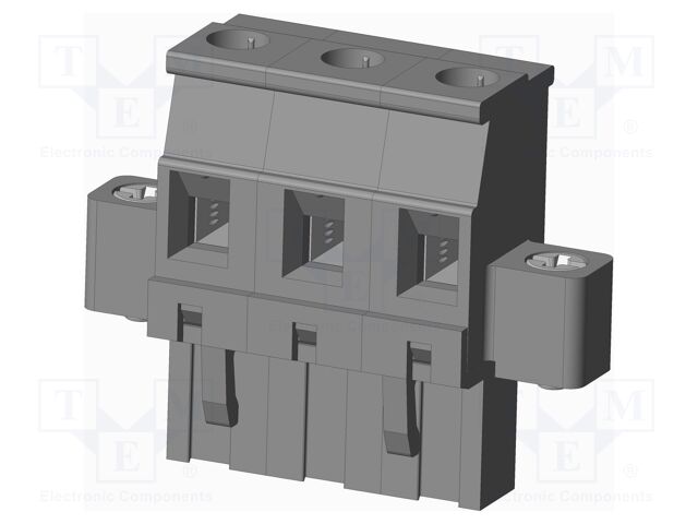 Connector: pluggable terminal block; plug; female; angled 90°