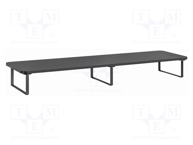 Monitor stand; 20kg; plastic,steel; 1000x260x122mm