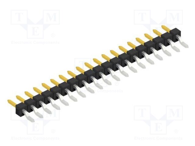 Connector: pin strips; pin header; male; PIN: 19; 2.54mm; SMT; 1x19
