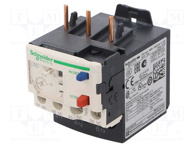 Thermal relay; Series: TeSys D; Leads: screw terminals; 9÷13A