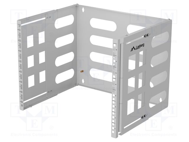 Wall mounting element; 8U; Dimensions: 497x390x400mm; grey; 12kg