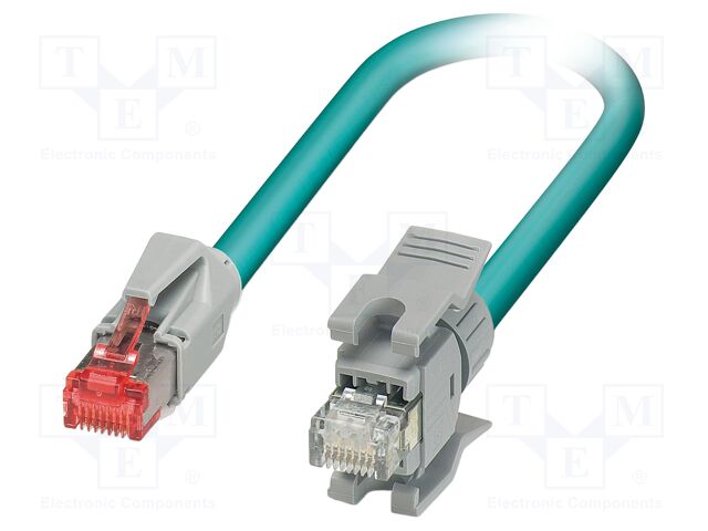 Patch cord; SF/UTP; Cat 5; RJ45 plug,both sides; stranded; Cu