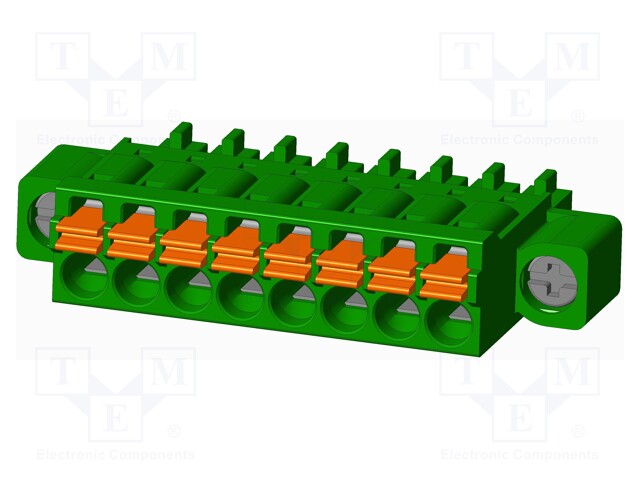 Connector: pluggable terminal block; plug; female; straight; 5.5A