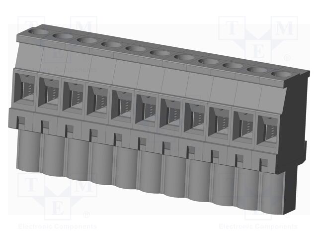 Connector: pluggable terminal block; plug; female; angled 90°