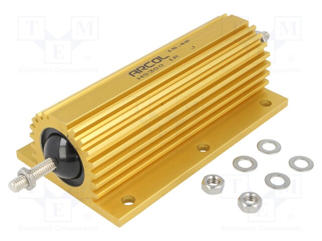 Resistor: wire-wound; with heatsink; screw; 330Ω; 300W; ±1%